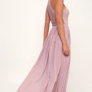 Lace back is absolutely stunning! Lulus Dress size S